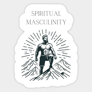 Hiking Spiritual Masculinity Sticker